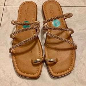 Mariella Made In Italy Rhinestone Sandals